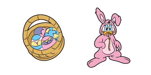 Donald Duck Eastercustom cursor pack