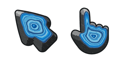 Materials Blue Agatecustom cursor pack