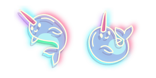 Neon Narwhalcustom cursor pack