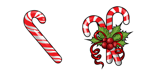 New Year Candy Canecustom cursor pack
