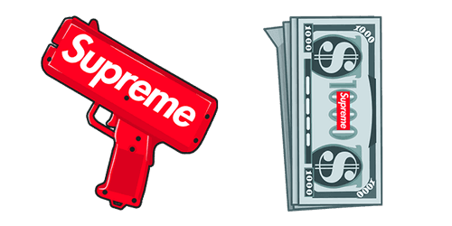 Supreme Money Guncustom cursor pack