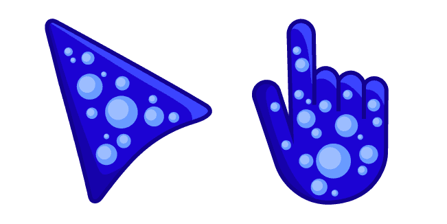Blue Water Bubblescustom cursor pack