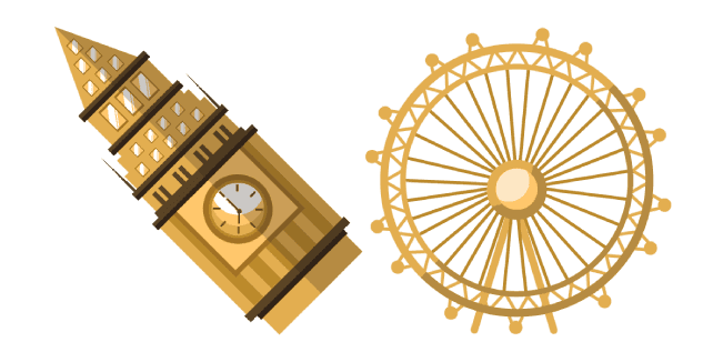 London Eye and Big Bencustom cursor pack