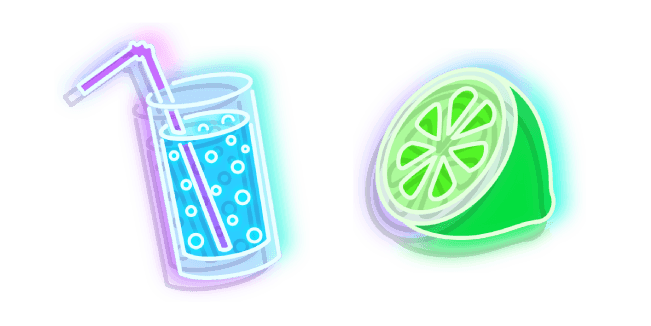 Neon Water and Limecustom cursor pack