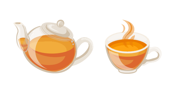 Tea and Teapotcustom cursor pack