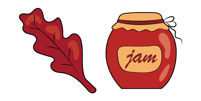 VSCO Girl Oak Leaf and Jamcustom cursor pack