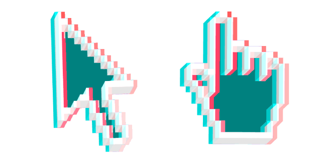 3D Pixel Effectcustom cursor pack