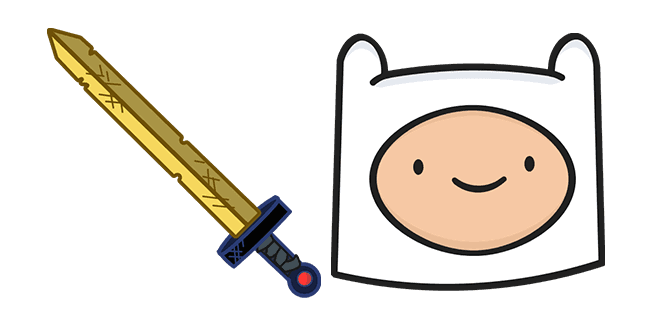 Adventure Time Finn Scarlet Swordcustom cursor pack