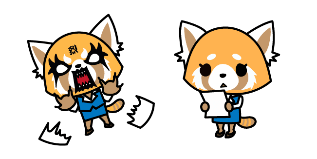 Aggretsuko Memecustom cursor pack