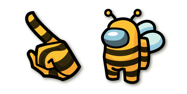 Among Us Bee Charactercustom cursor pack