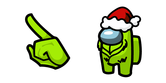 Among Us Grinch Charactercustom cursor pack