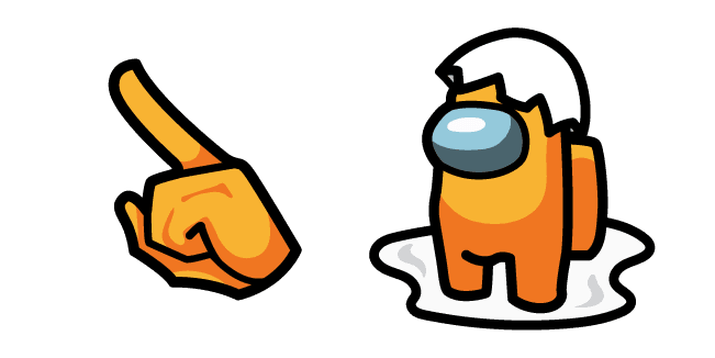 Among Us Gudetama Charactercustom cursor pack