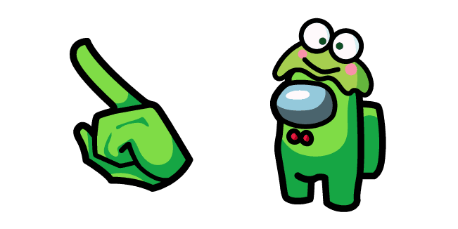 Among Us Keroppi Charactercustom cursor pack