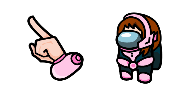 Among Us My Hero Academia Ochaco Urarka Charactercustom cursor pack