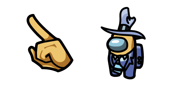 Among Us Sam & Max Sam Yellow Charactercustom cursor pack