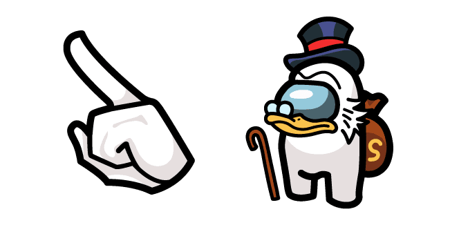 Among Us Scrooge McDuck Charactercustom cursor pack