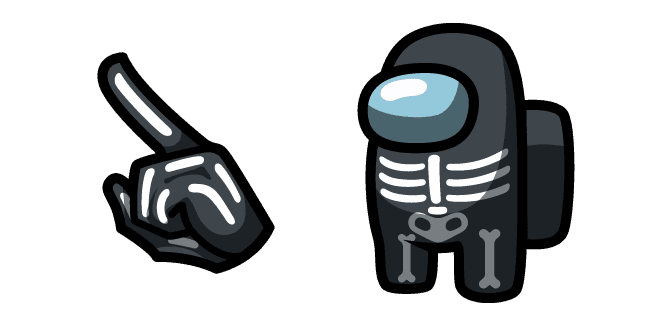 Among Us Skeleton Charactercustom cursor pack