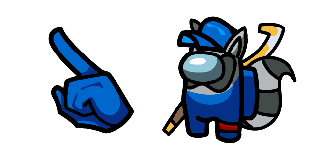 Among Us Sly Cooper Charactercustom cursor pack