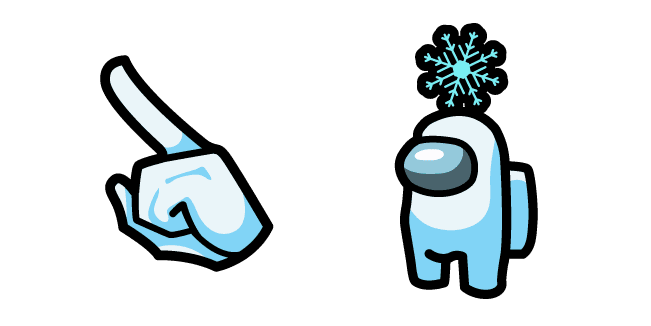 Among Us Snowflake Charactercustom cursor pack