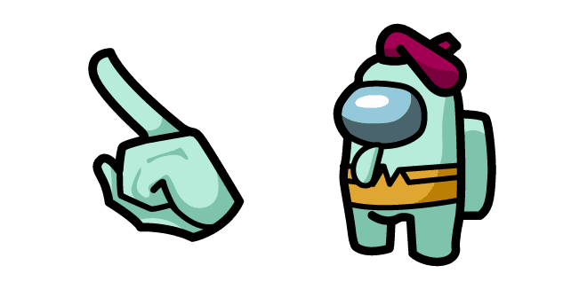 Among Us Squidward Tentacles Charactercustom cursor pack