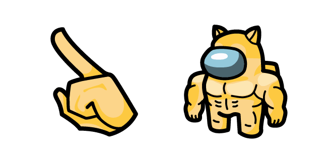 Among Us Swole Doge Meme Charactercustom cursor pack