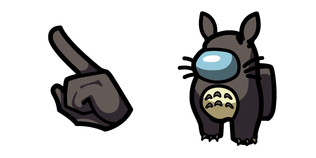 Among Us Totoro Charactercustom cursor pack