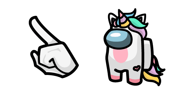 Among Us Unicorn Charactercustom cursor pack