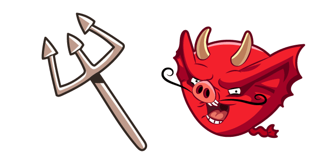 Angry Birds Beast Pig and Tridentcustom cursor pack