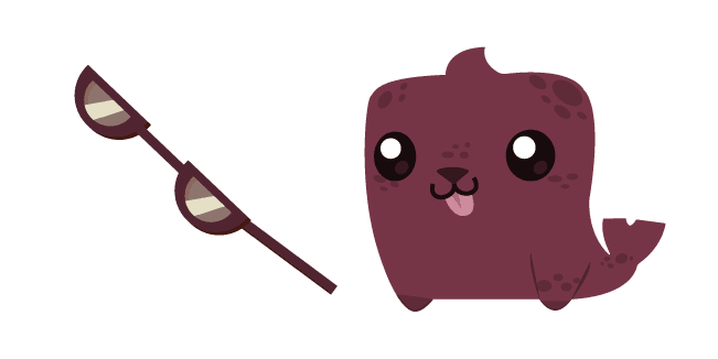 Animal Jam Magenta Seal and Glassescustom cursor pack