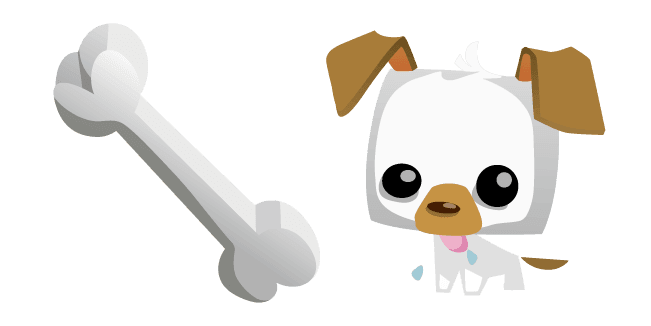 Animal Jam Pet Puppy and Bonecustom cursor pack