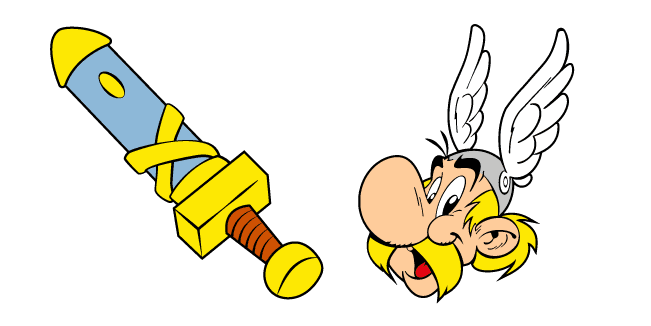 Asterix with a Swordcustom cursor pack