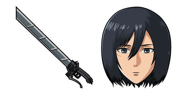 Attack on Titan Mikasa Ackermancustom cursor pack