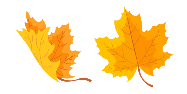 Autumn Maple Leafcustom cursor pack