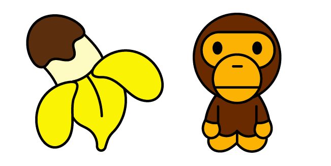 Baby Milo and Bananacustom cursor pack