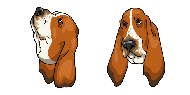 Basset Hound Dogcustom cursor pack