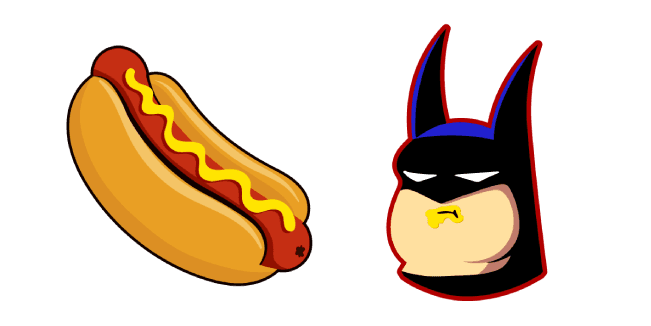 Batman Eats a Hotdog Memecustom cursor pack