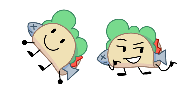 Battle for BFB Tacocustom cursor pack