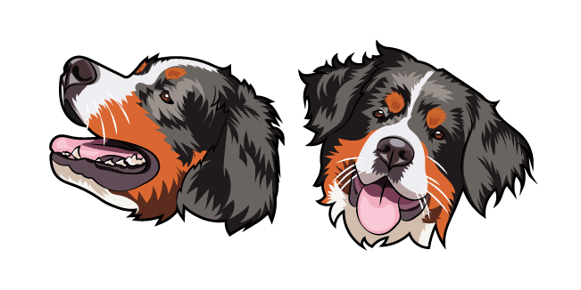 Bernese Mountain Dogcustom cursor pack