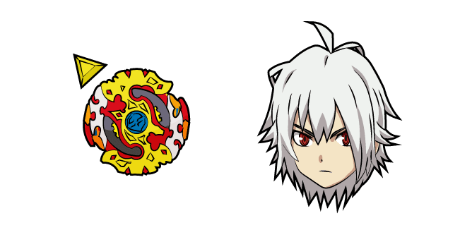 Beyblade Shu Kurenai and Spryzen Requiemcustom cursor pack