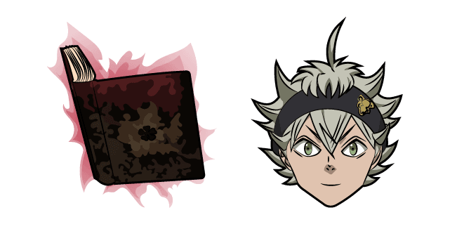 Black Clover Asta and Grimoirecustom cursor pack