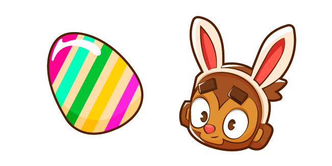 Bloons Tower Defense 6 Easter Event Monkeycustom cursor pack