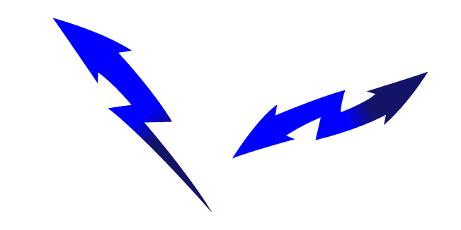 Blue Lightningcustom cursor pack