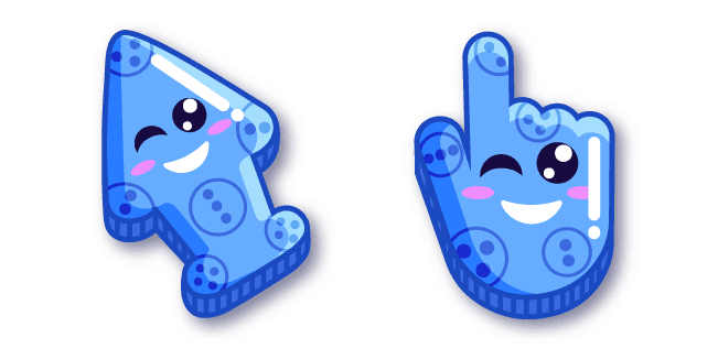 Blue Rocket Smilecustom cursor pack