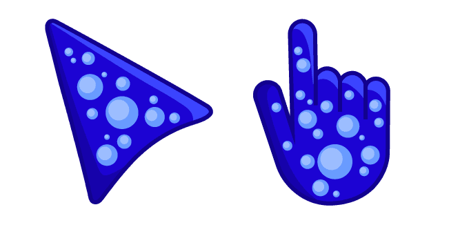 Blue Water Bubblescustom cursor pack