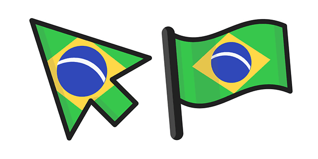 Brazil Flagcustom cursor pack