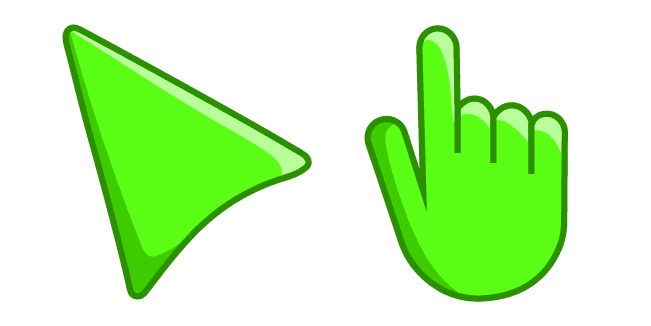 Bright Greencustom cursor pack