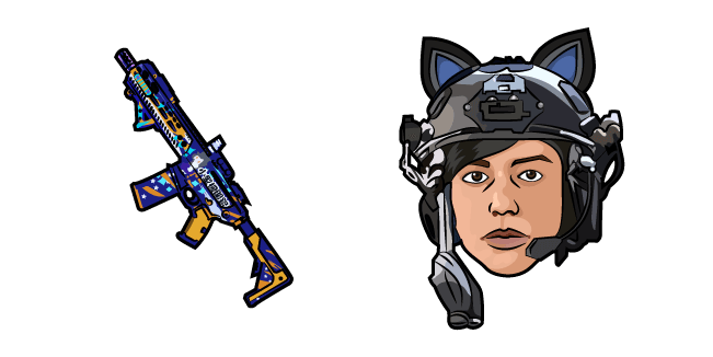 Call of Duty Mara Kawaii Catcustom cursor pack