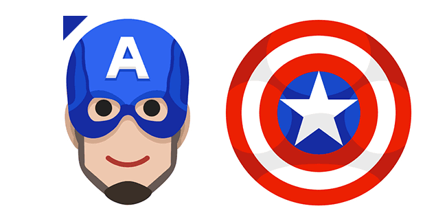 Captain America Shieldcustom cursor pack