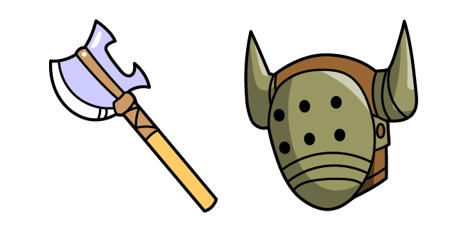 Castle Crashers Barbariancustom cursor pack