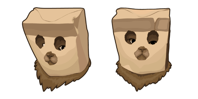 Cat in Paper Bag Maskcustom cursor pack